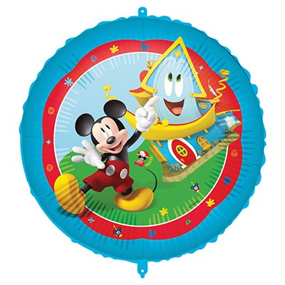 Mylar 45cm/18" Mickey Rock the House con Pesetto e Nastrino
