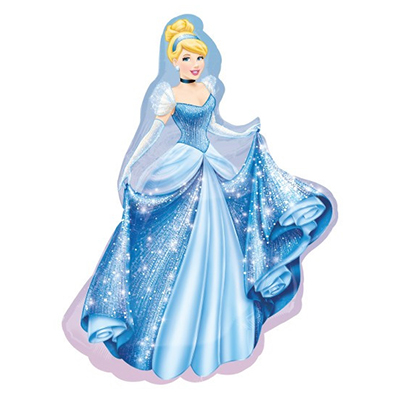 Mylar 72cm/28" Sagoma Cenerentola