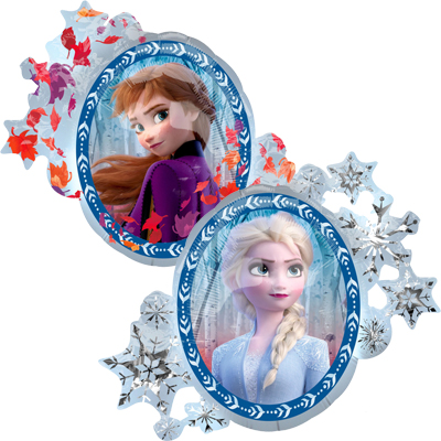 Mylar 76cm/30" Elsa e Anna