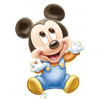 Mylar 84cm/33" Sagoma Baby Mickey