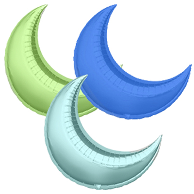 Mylar 91cm/36" Luna Semplice