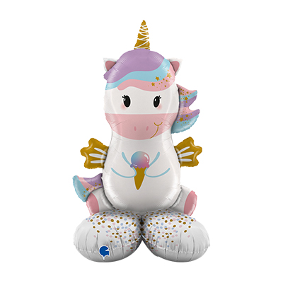 Mylar 140cm/56" Stand-Up Unicorno
