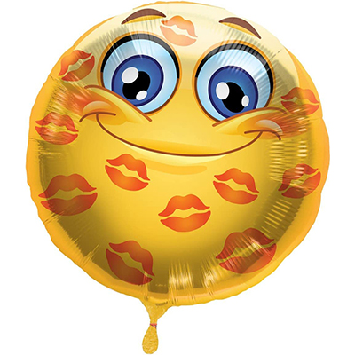 Mylar 17"/43cm Emoji Baci