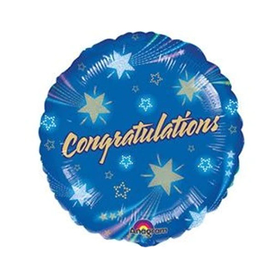 Mylar 18"/45cm Congratulations Diploma/Laurea