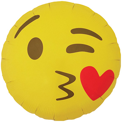 Mylar 18"/45cm Emoji Bacino