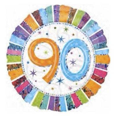 Mylar 18"/45cm Numero 90
