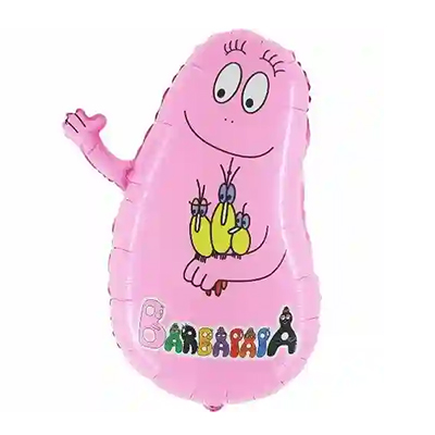 Mylar 20"/50cm Sagoma Barbapapà