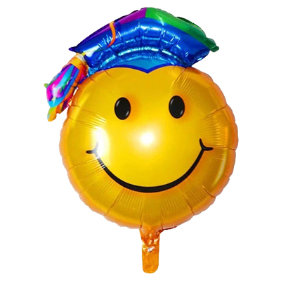 Mylar 90cm/36" Emoticon Diploma/Laurea