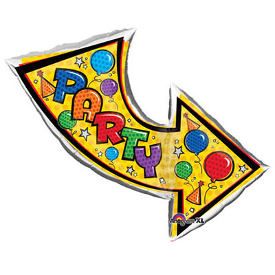 Mylar 90cm/36" Freccia Party