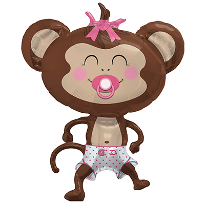 Mylar 90cm/36" Scimmietta Girl
