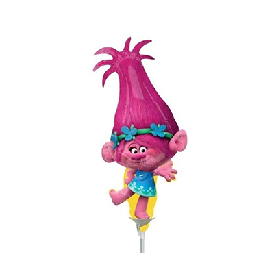 Mylar 9"/25cm Poppy Trolls