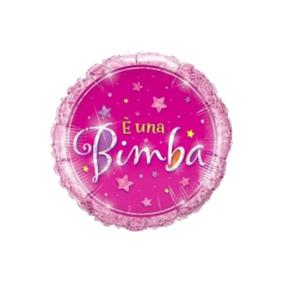 Mylar 9"/22cm E' una Bimba
