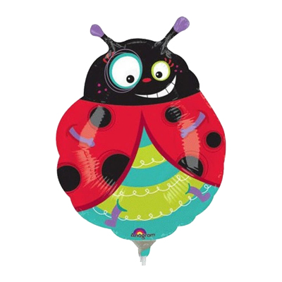 Mylar 9"/22cm Coccinella Colorata