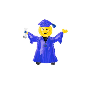 Mylar 9"/22cm Omino Laurea/Diploma