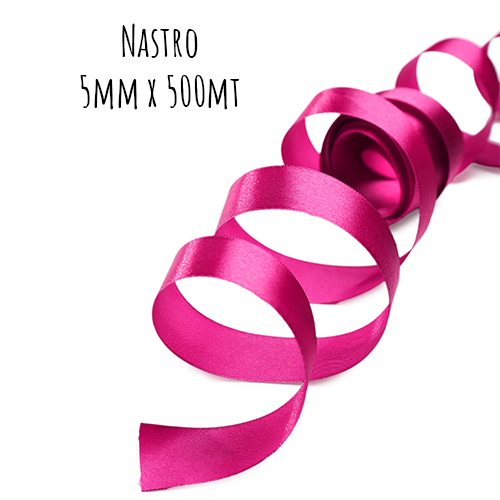Nastrino Nylon Arricciabile 5mmx500mt