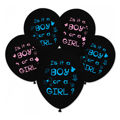 Palloncino 30cm/12" Boy or Girl Pastello