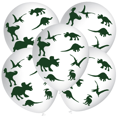 Palloncino 30cm/12" Dinosauri Pastello