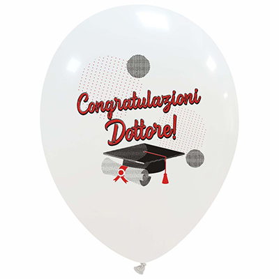 Palloncino 30cm/12" Congratulazioni Dottore