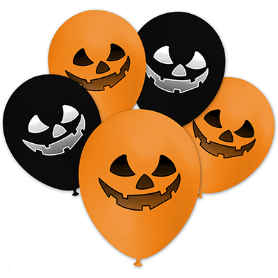 Palloncino 30cm/12" Zucca Halloween Pastello