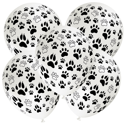 Palloncino 30cm/12" Impronte Animaletti Pastello