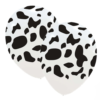 Palloncino 30cm/12" Macchie Mucca