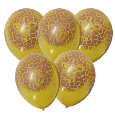 Palloncino 30cm/12" Giraffa Pastello