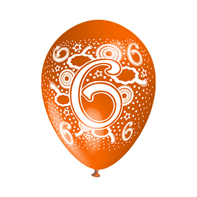 Palloncino 30cm/12" Nยฐ 6 Pastello