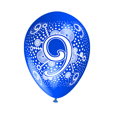Palloncino 30cm/12" Nยฐ 9 Pastello