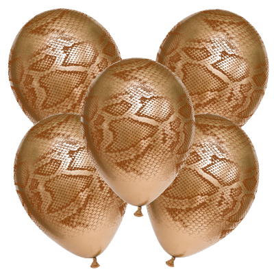 Palloncino 30cm/12" Pelle di Serpente Chrome