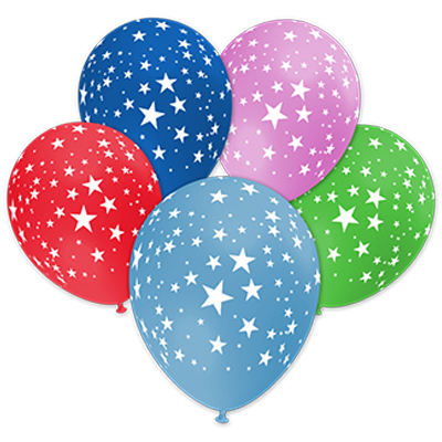 Palloncino 30cm/12" Stelle Pastello
