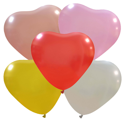 Palloncini Cuore 30cm/12" Metal