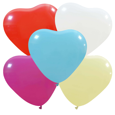 Palloncini Cuore 30cm/12" Pastello