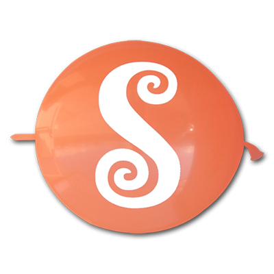 Palloncino Link 35cm/14" Lettera S Pastello