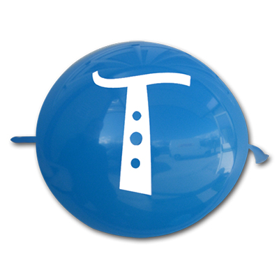 Palloncino Link 35cm/14" Lettera T Pastello
