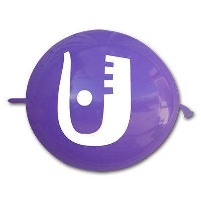 Palloncino Link 35cm/14" Lettera U Pastello