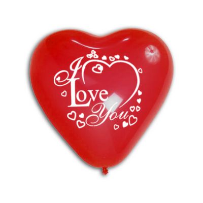 Cuori Stampa I Love You 100cm/40" Cf 10 Pz