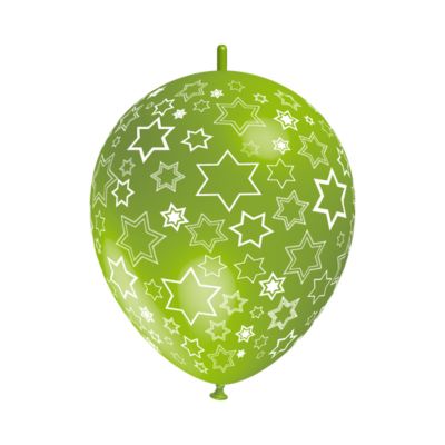 Link-o-Loon Stampa Stelle a 6 Punte 35cm/14" Cf 25 Pz