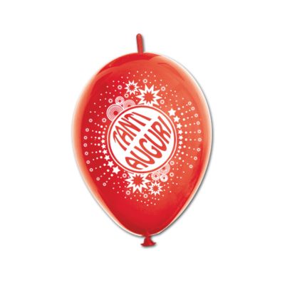 Link-o-Loon Stampa Tanti Auguri 35cm/14" Cf 25 Pz