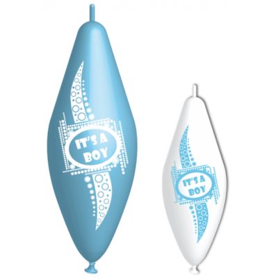 Deco-Funny Pillar Stampa It's a Boy 30x75cm/12"x30" Cf 1 Pz