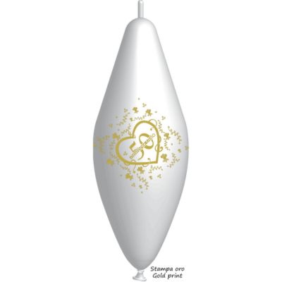 Deco Funny Pillar Stampa 50° Anniversario 30X75cm/12"X30" Cf 10 Pz