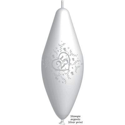 Deco Funny Pillar Stampa 25° Anniversario 30X75cm/12"X30" Cf 10 Pz