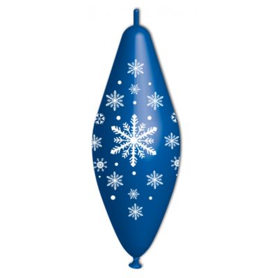 Deco Funny Pillar Stampa Fiocchi di Neve 30X75cm/12"X30" Cf 1 Pz