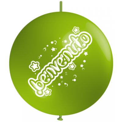 Link-o-Loon Stampa Benvenuto 80cm/32" Cf 1 Pz