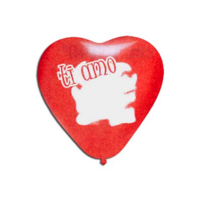 Cuori Stampa Ti Amo Personalizzabile 30cm/12" Cf 100 Pz