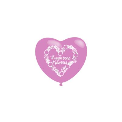 Cuori Stampa Ti Voglio Bene Mamma 13cm/5" Cf 25 Pz