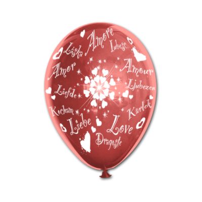 Round Metal Stampa Amore 30cm/12" Cf 100 Pz