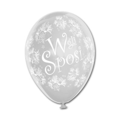 Round Metal Stampa W gli Sposi 30cm/12" Cf 5 Pz