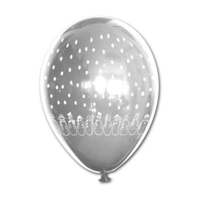 Round Metal Stampa Pupazzi di Neve 30cm/12" CF 100 Pz
