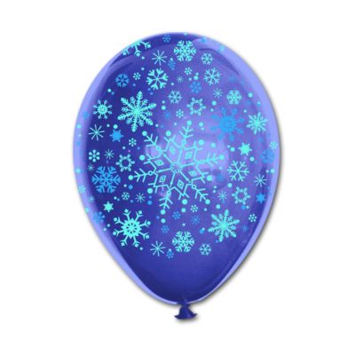 Round Metal Stampa Fiocchi di Neve 2 Colori 30cm/12" CF 100 Pz