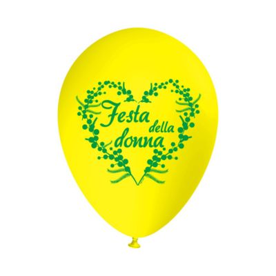 Round Stampa Festa della Donna 30cm/12" Cf 5 Pz